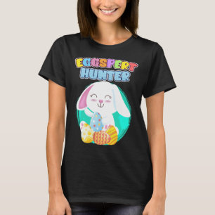 Eierenexpert Eierenjacht Paaseieren Paashaas Schat T-shirt