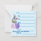 Eierenjacht Uitnodiging (Achterkant)