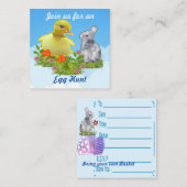 Eierenjacht Uitnodiging (Voorkant / Achterkant)