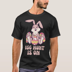 Eierjacht is op schattig paasei voor jongens en me t-shirt