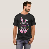 Eierjacht Seizoen Grappige Paasdag Hap T-shirt (Voorkant volledig)
