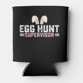 Eierjacht Supervisor Grappig Paashaas Konijn Blikjeskoeler (Voorkant)