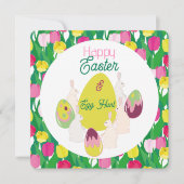 Eierjacht. Uitnodiging (Voorkant)