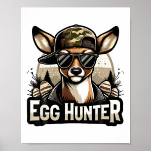Eierjager Hert Buck Byckward Cap Hert Jagen Gemakk Poster