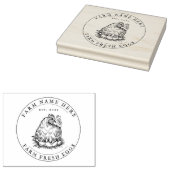 Eierkarton Stamp Boerderij Rubberstempel (Gestempeld)