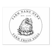 Eierkarton Stamp Boerderij Rubberstempel (Afrduk)