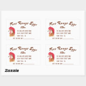 Eierkarton, vrij verkrijgbaar Eieren Waterverf Rechthoekige Sticker (Vel)