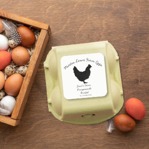 Eierkartonnen Label personaliseren eierdoos vrije