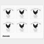 Eierkartonnen Label personaliseren eierdoos vrije  (Vel)