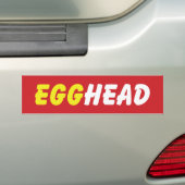 EIERKOP BUMPERSTICKER (Op auto)