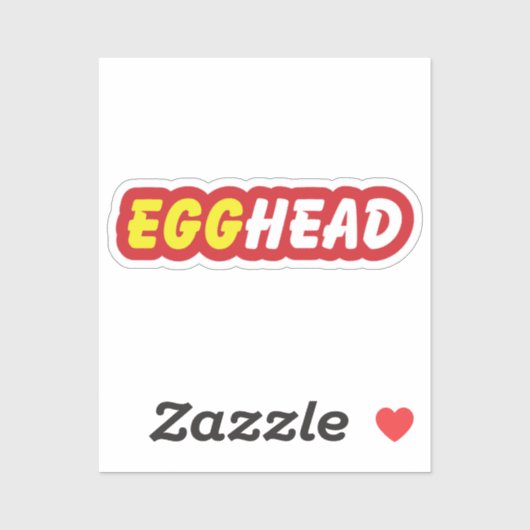 EIERKOP STICKER (Vel)