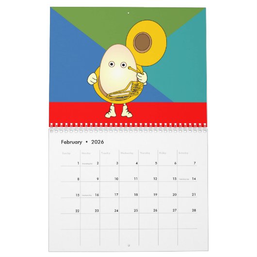 eierkopband kalender (Feb 2026)
