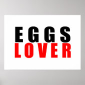 Eierliefhebber Poster (Voorkant)