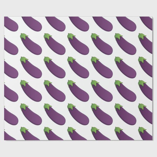  eierplant cadeaupapier (Vlak)