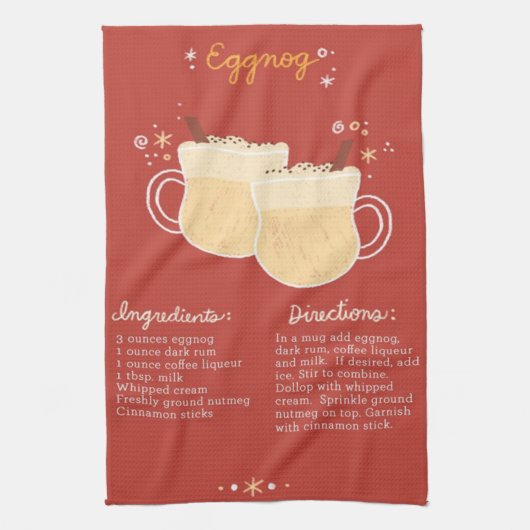 Eierpunch Recept Theedoek (Verticaal)