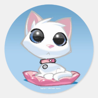 eierschaal ronde sticker