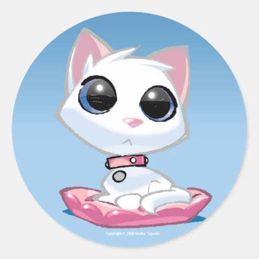 eierschaal ronde sticker (Voorkant)