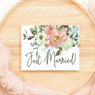 Eierschal en Blush Bloem Just Married
