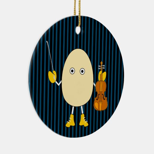 eierschopvioliste keramisch ornament (Rechts)