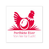 Eierstempel kip  zelfinktende stempel (Design)