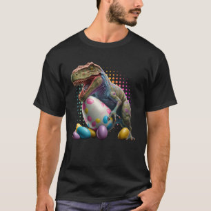Eierstok Eierjacht Dinosaurus Paaseieren Jacht Oos T-shirt