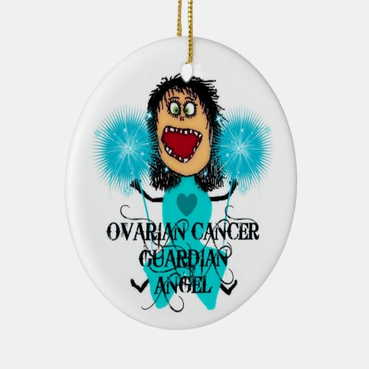 Eierstokkanker beschermengel keramisch ornament (Rechts)