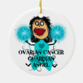 Eierstokkanker beschermengel keramisch ornament (Achterkant)