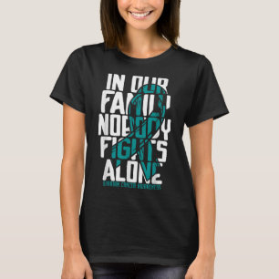 Eierstokkanker ondersteunende T-shirt familie eier