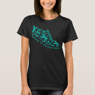 Eierstokkanker schoenen t-shirt
