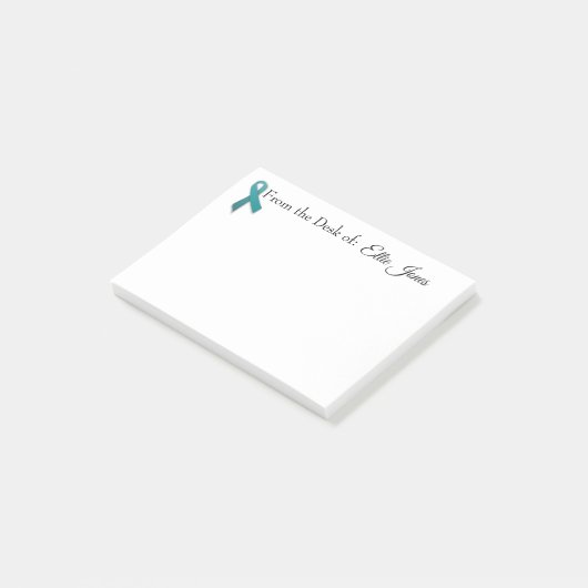 Eierstokkankerbewustzijn (volledig aanpasbaar) post-it® notes (Schuin)