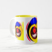 Eiersurprise Tweekleurige Koffiemok (Voorkant links)