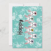 Eiervormige paaskonijnen (Voorkant)