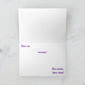 Eiervormige paaskonijnen kaart (Binnen)