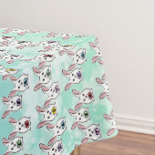 Eiervormige paaskonijnen tafelkleed (Voorbeeld)