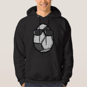 Eierzondbril voor Footballs Mannen voor paassport Hoodie (Voorkant)