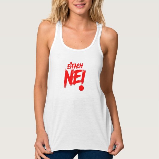 Eifach nei tanktop (Voorkant)