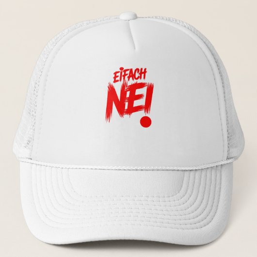 Eifach nei trucker pet (Voorkant)