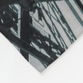 Eifel-toren Paris Steel en sky Fleece Deken (Hoek)