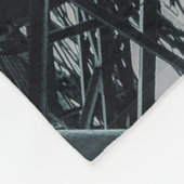 Eifel-toren Paris Steel en sky Fleece Deken (Hoek)