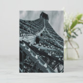 Eifel-toren Paris Steel en sky Kaart (Staand voorkant)