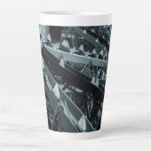 Eifel-toren Paris Steel en sky Latte Mok (Voorkant)