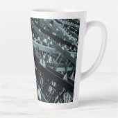 Eifel-toren Paris Steel en sky Latte Mok (Rechts)