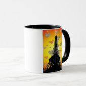 Eifel Tower Harten Mok (Voorkant rechts)