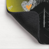 Eifel Tower Hearts Mousepad Muismat (Hoek)
