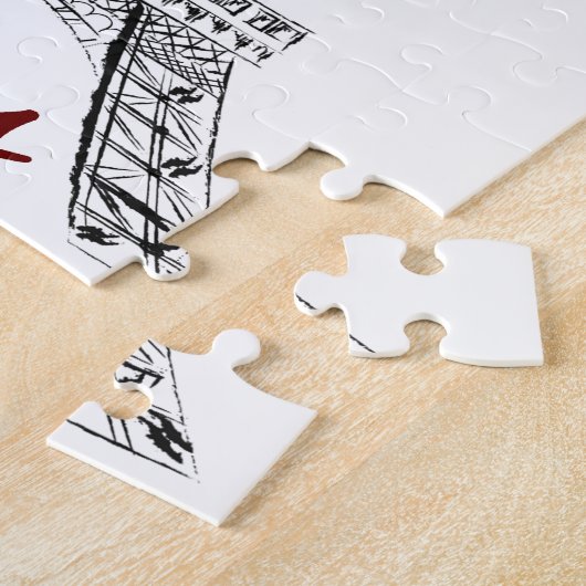 Eifel Tower - Parijs Legpuzzel (Zijkant)