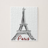 Eifel Tower - Parijs Legpuzzel (Verticaal)