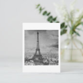  Eifel Tower Paris Frankrijk 1889 Briefkaart (Staand voorkant)