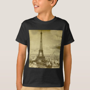 Eifel Tower Paris Frankrijk 1889 T-shirt