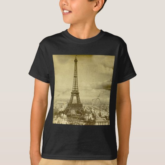 Eifel Tower Paris Frankrijk 1889 T-shirt (Voorkant)