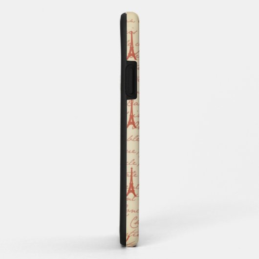 Eifel Tower Paris Frankrijk iPhone Case (Achterkant/rechts)